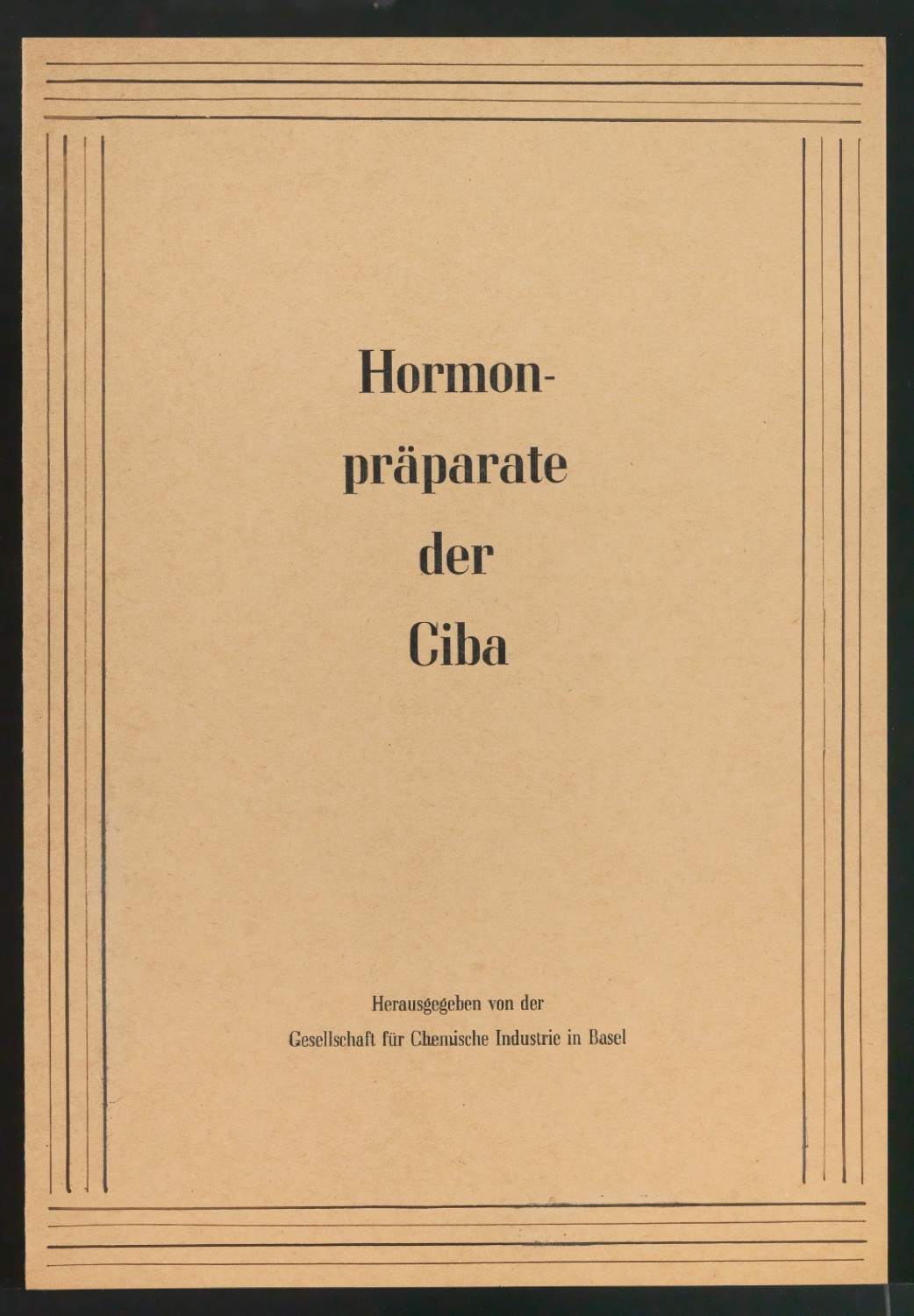 Entwürfe und Probedrucke für Umschläge von Broschüren für die Ciba — Blatt 48
