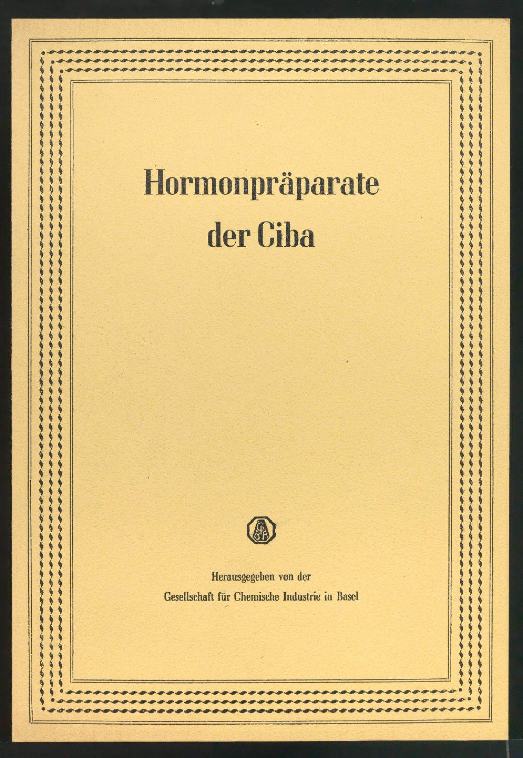 Entwürfe und Probedrucke für Umschläge von Broschüren für die Ciba — Blatt 62