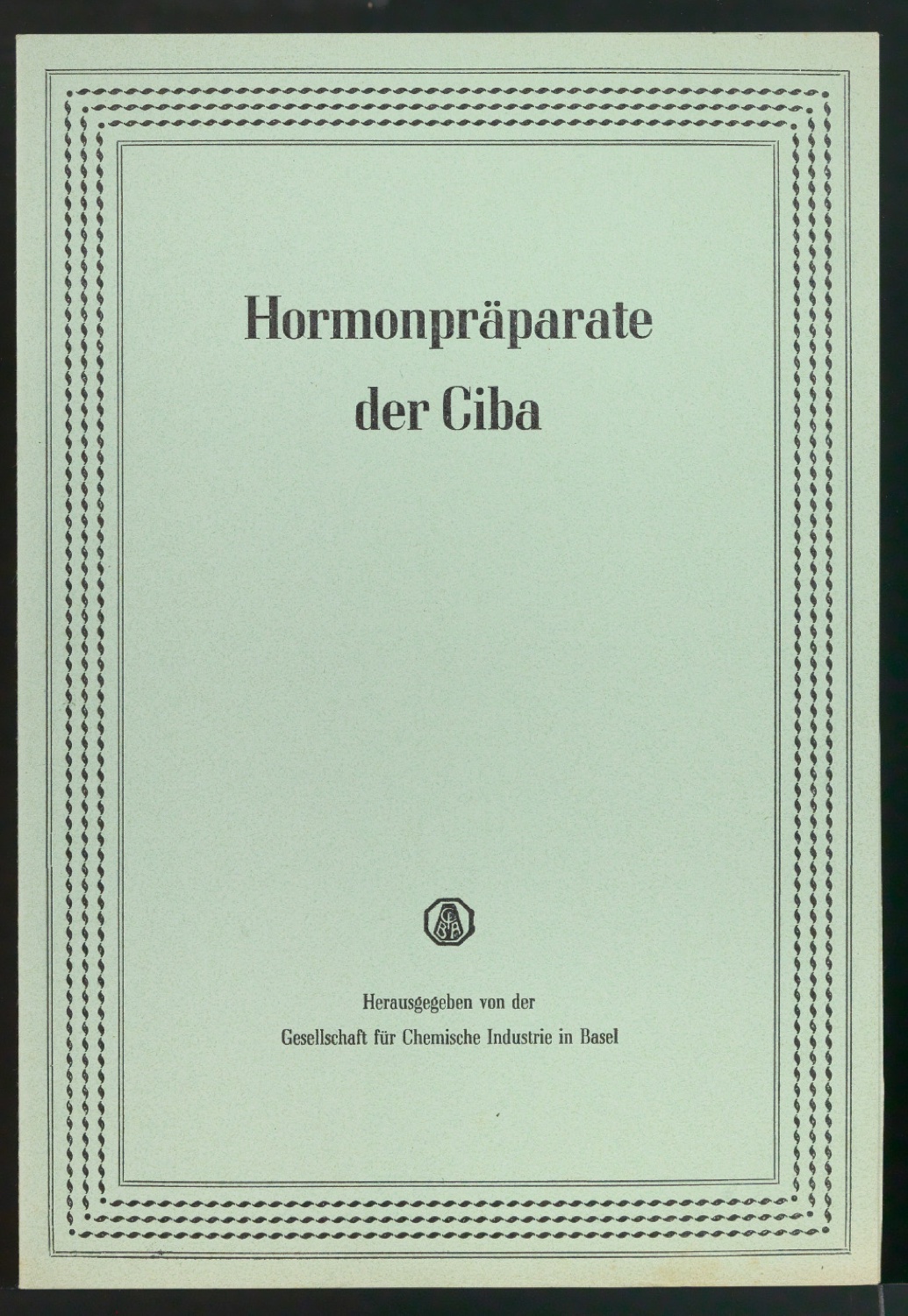 Entwürfe und Probedrucke für Umschläge von Broschüren für die Ciba — Blatt 65