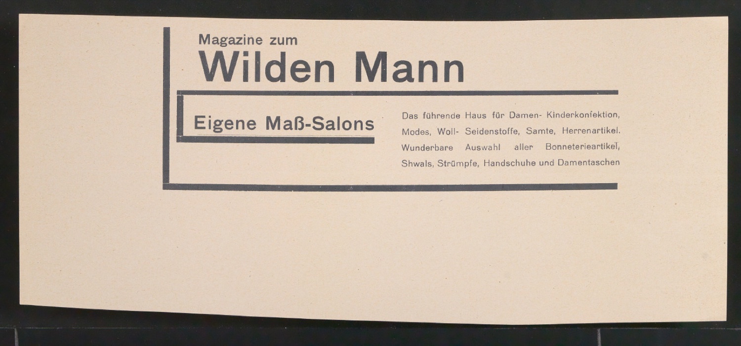 Entwürfe und Probedrucke für die Beilage zum Artikel Von schlechter und guter Typographie — Blatt 11