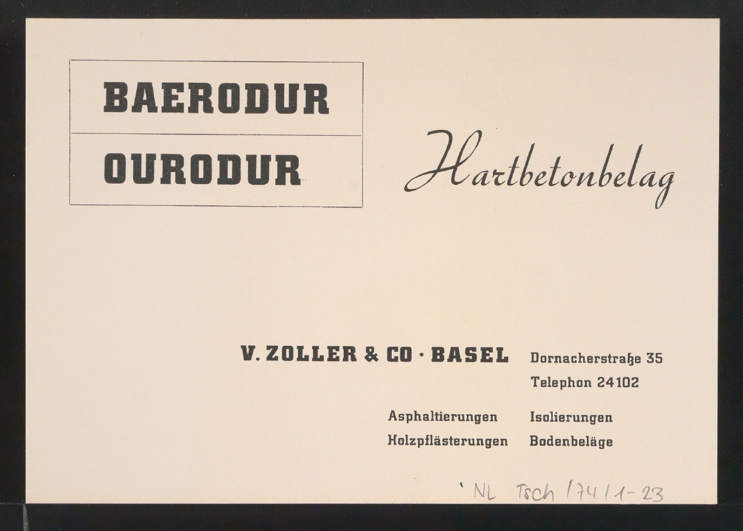 Entwürfe und Probedrucke für die Beilage zum Artikel Von schlechter und guter Typographie — Blatt 14