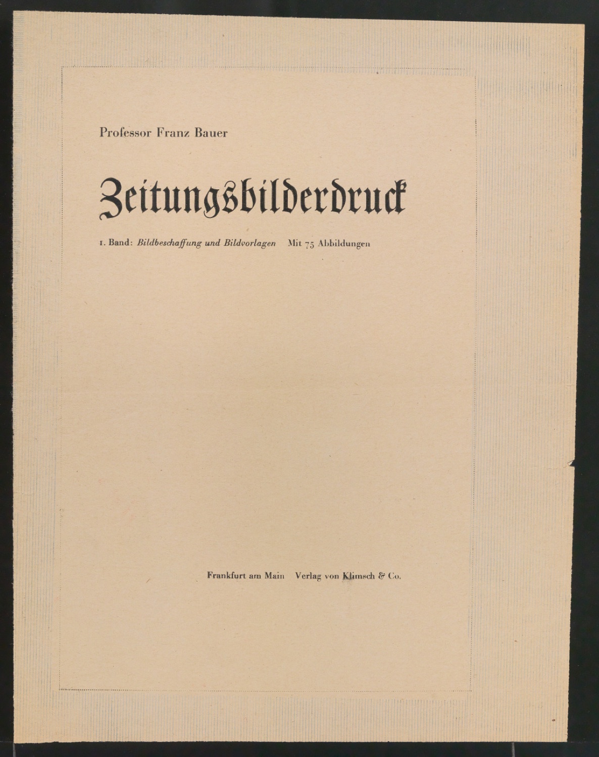 Entwürfe und Probedrucke für die Beilage zum Artikel Von schlechter und guter Typographie — Blatt 19
