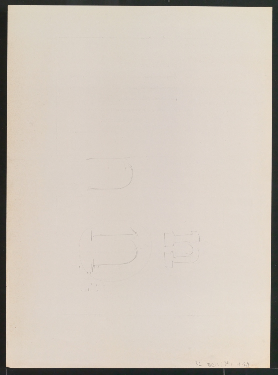 Entwürfe und Probedrucke für die Beilage zum Artikel Von schlechter und guter Typographie — Blatt 26