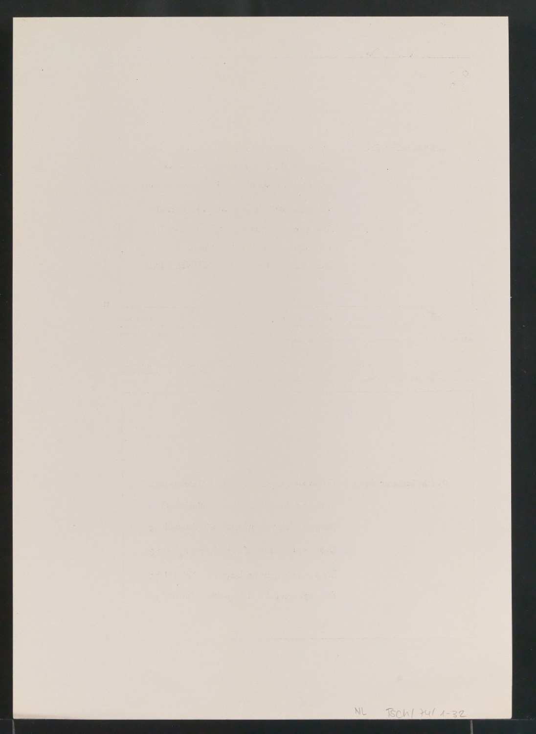 Entwürfe und Probedrucke für die Beilage zum Artikel Von schlechter und guter Typographie — Blatt 32