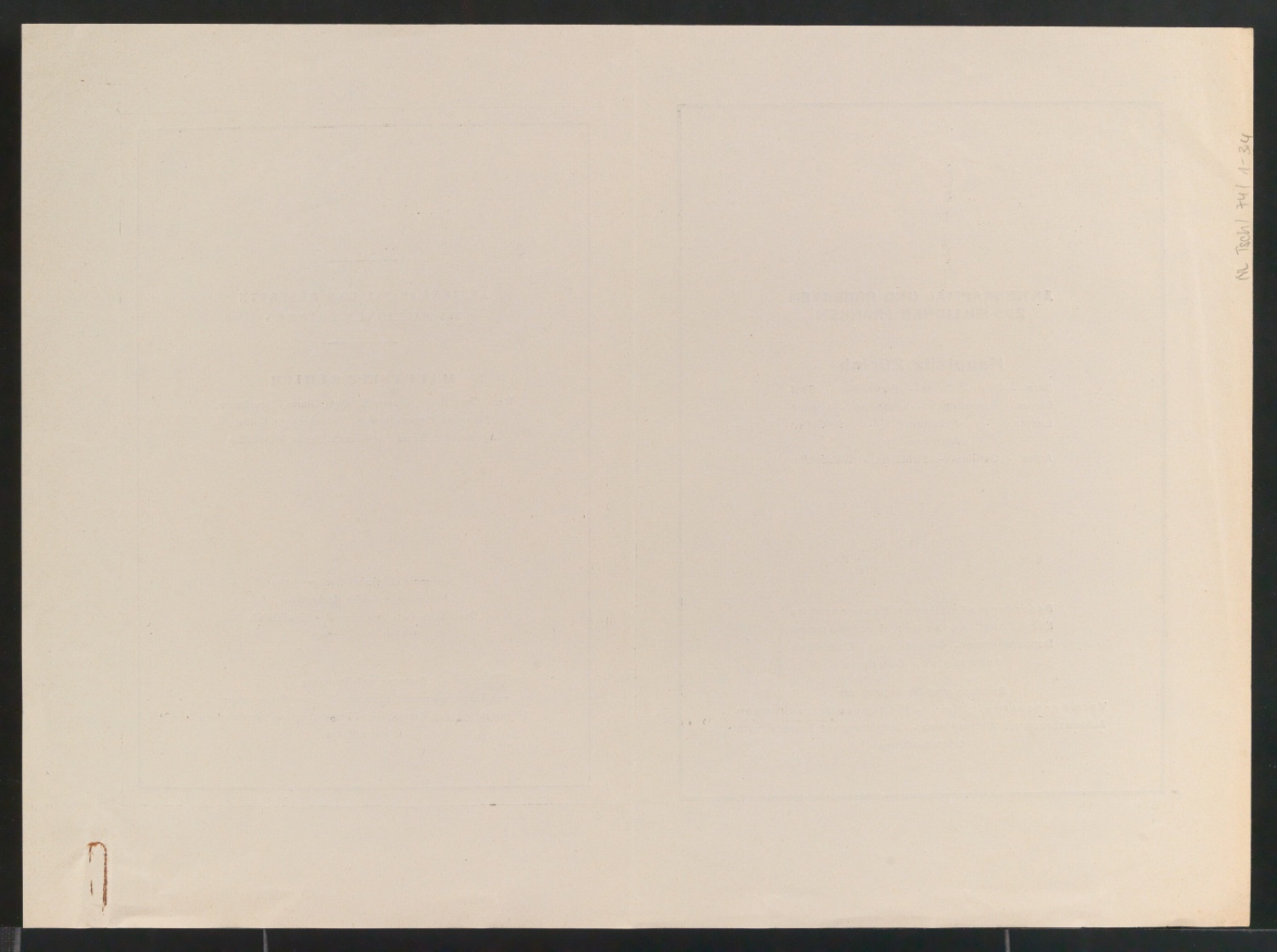 Entwürfe und Probedrucke für die Beilage zum Artikel Von schlechter und guter Typographie — Blatt 36