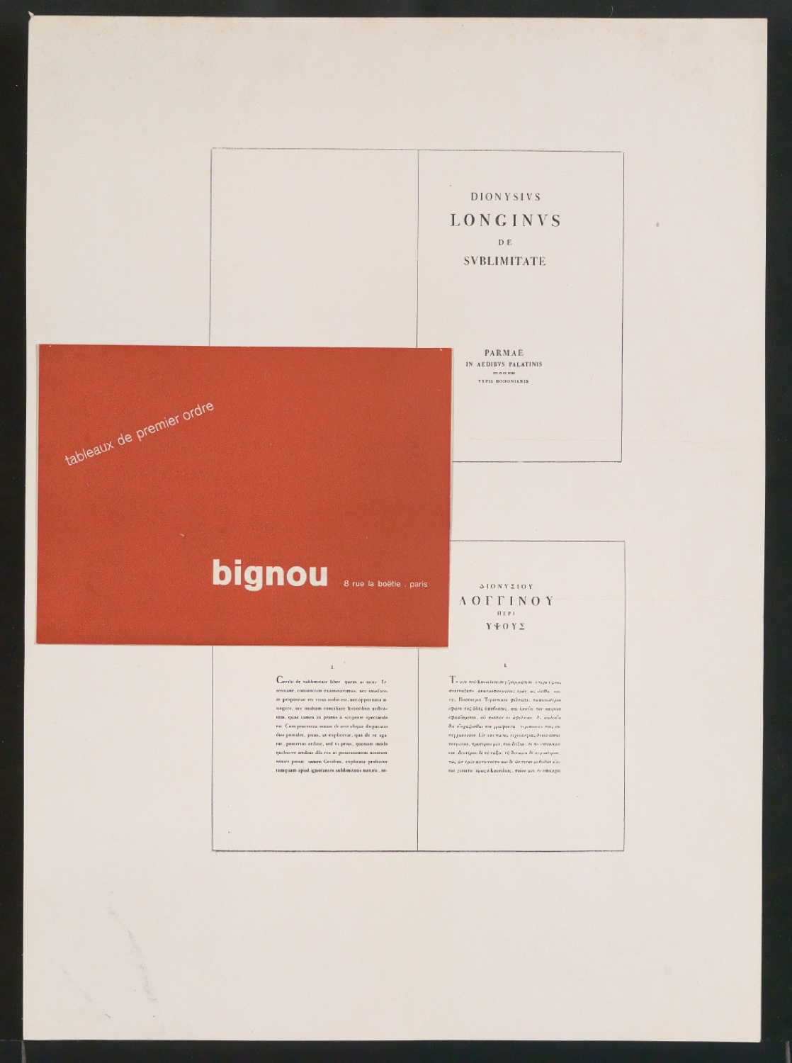 Blattsammlung von Gebrauchsgrafik und Entwurfszeichnungen für Illustrationen für Typografisk gestaltning — Blatt 20