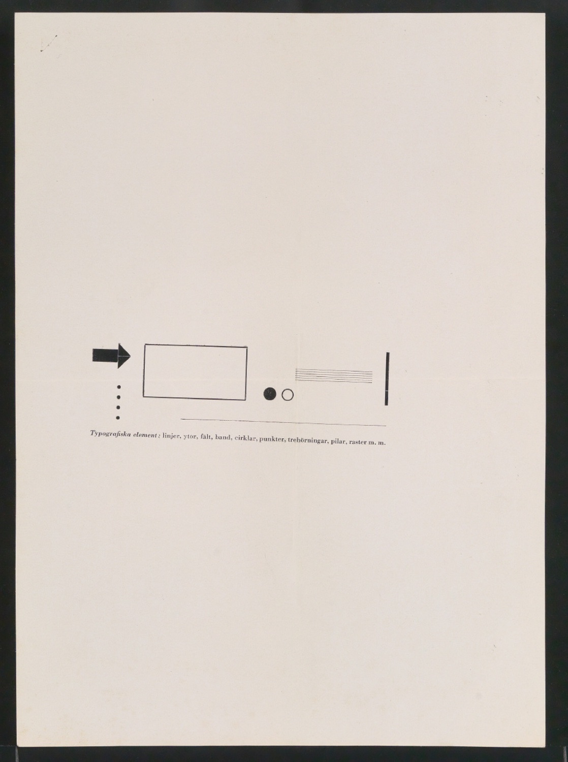 Blattsammlung von Gebrauchsgrafik und Entwurfszeichnungen für Illustrationen für Typografisk gestaltning — Blatt 26