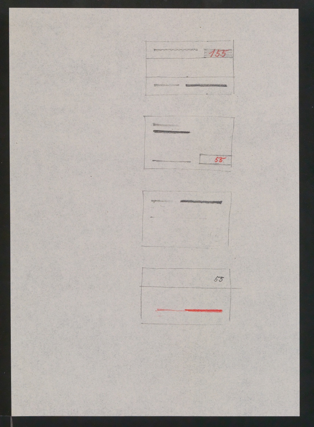 Blattsammlung von Gebrauchsgrafik und Entwurfszeichnungen für Illustrationen für Typografisk gestaltning — Blatt 38