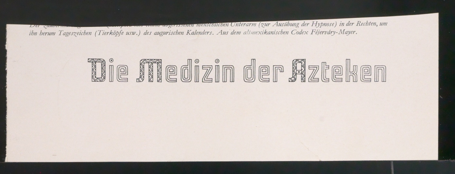 Entwürfe und Korrekturfahnen für CIBA Drucksachen und CIBA Rundschau — Blatt 61