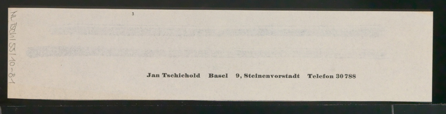 Entwürfe und Korrekturfahnen für CIBA Drucksachen und CIBA Rundschau — Blatt 100