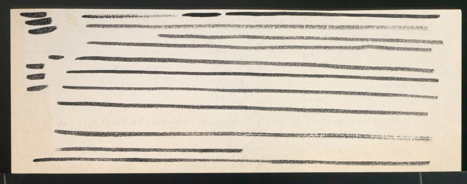 Entwürfe und Korrekturfahnen für CIBA Drucksachen und CIBA Rundschau — Blatt 105