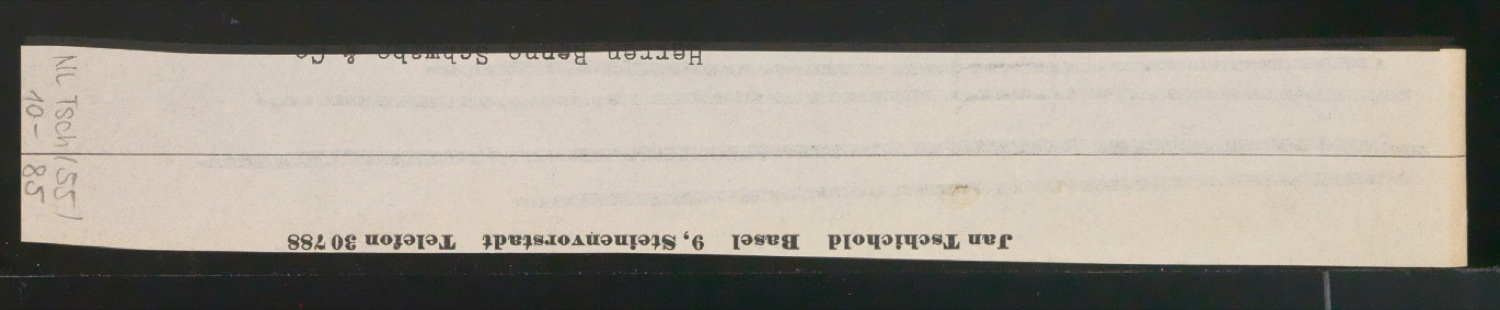 Entwürfe und Korrekturfahnen für CIBA Drucksachen und CIBA Rundschau — Blatt 108