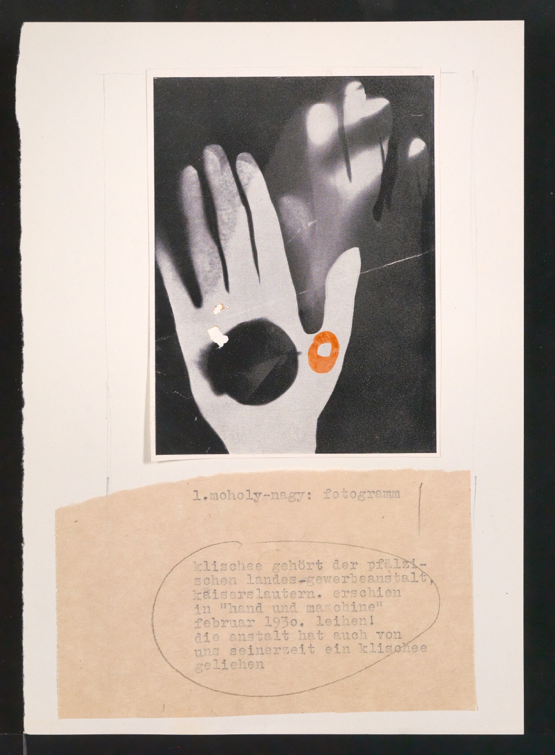 Vielleicht-Seiten [mit Beispielen von Gebrauchsgrafik für Typographische Gestaltung] — Blatt 5