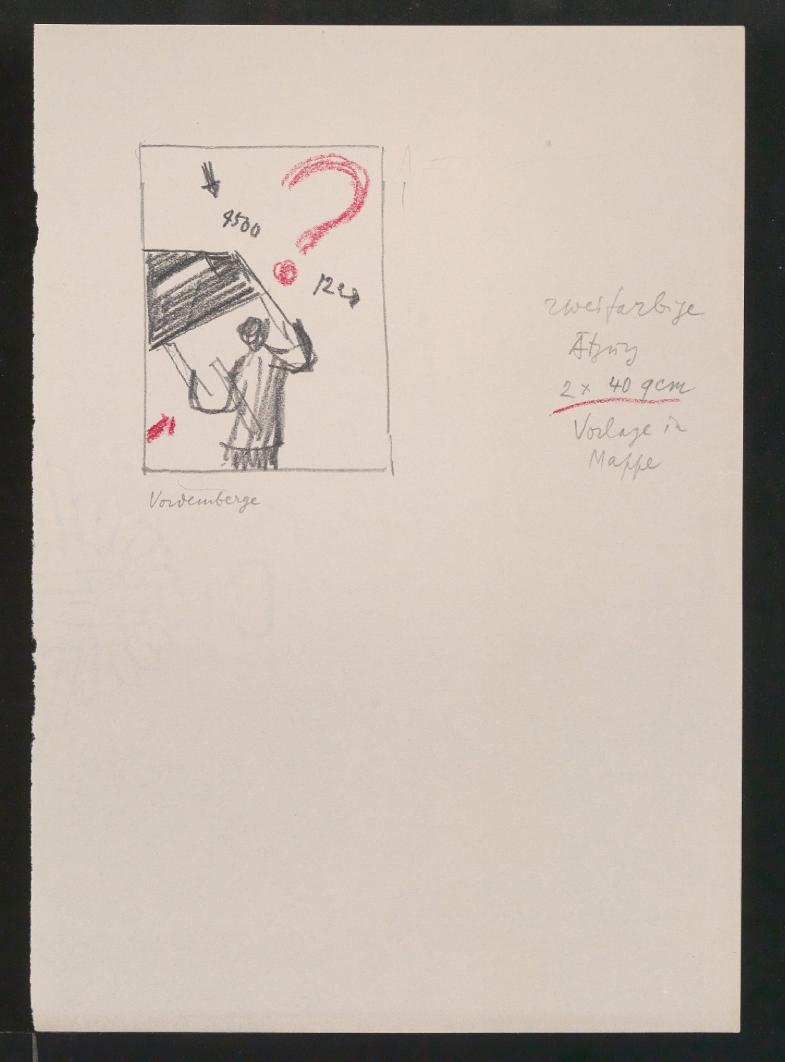 Vielleicht-Seiten [mit Beispielen von Gebrauchsgrafik für Typographische Gestaltung] — Blatt 32