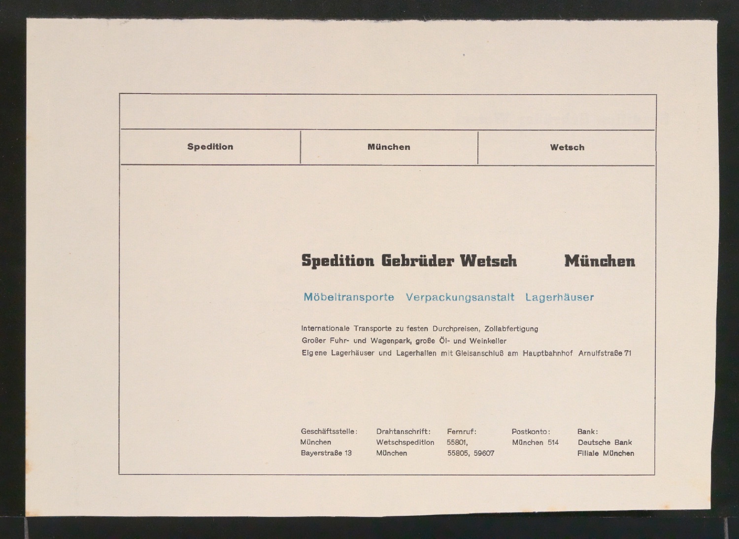 Vielleicht-Seiten [mit Beispielen von Gebrauchsgrafik für Typographische Gestaltung] — Blatt 38