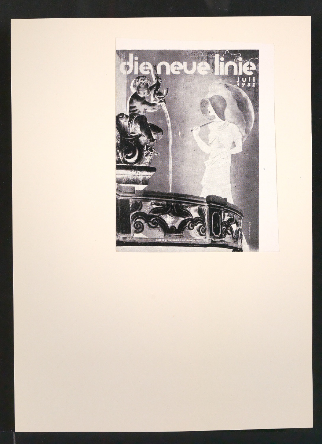 Vielleicht-Seiten [mit Beispielen von Gebrauchsgrafik für Typographische Gestaltung] — Blatt 58