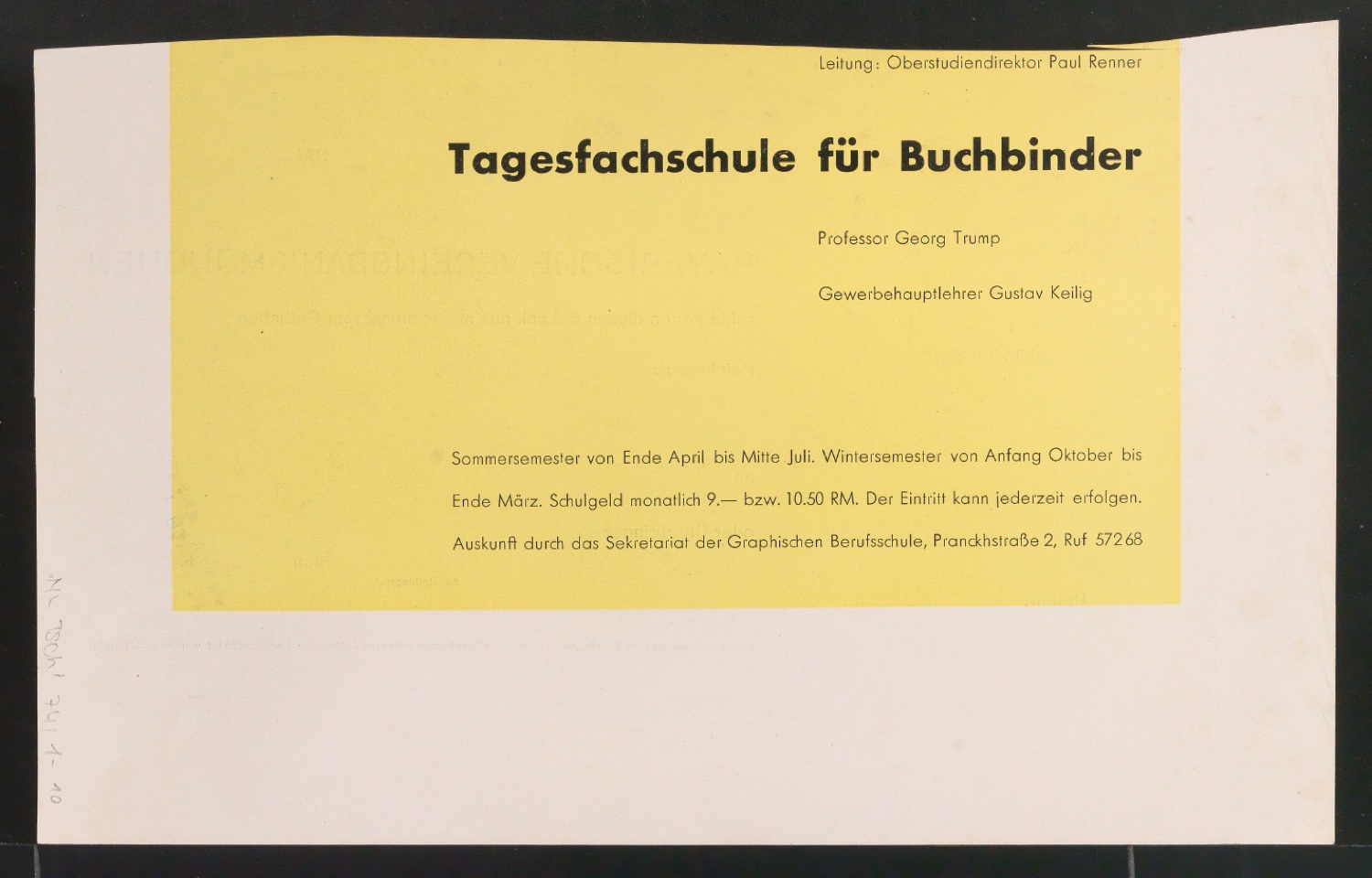 Blattsammlung eigener Gebrauchsgrafik für Illustrationen für Typographische Gestaltung — Blatt 16