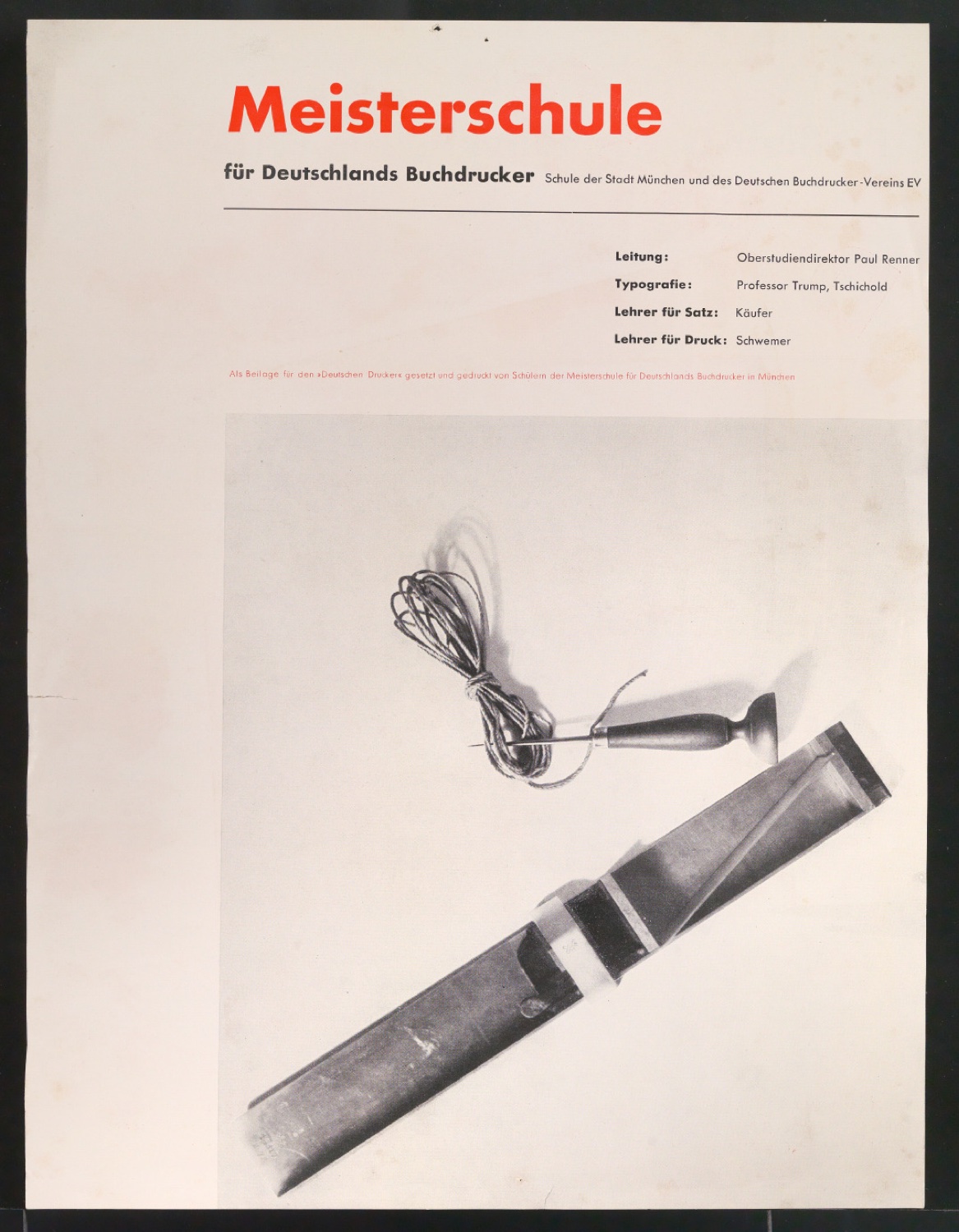 Blattsammlung eigener Gebrauchsgrafik für Illustrationen für Typographische Gestaltung — Blatt 21