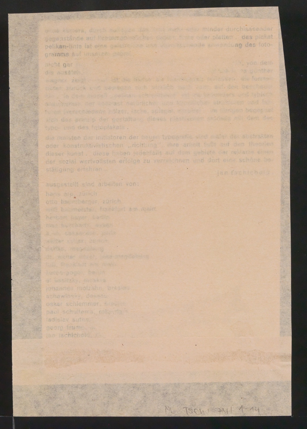 Blattsammlung eigener Gebrauchsgrafik für Illustrationen für Typographische Gestaltung — Blatt 24