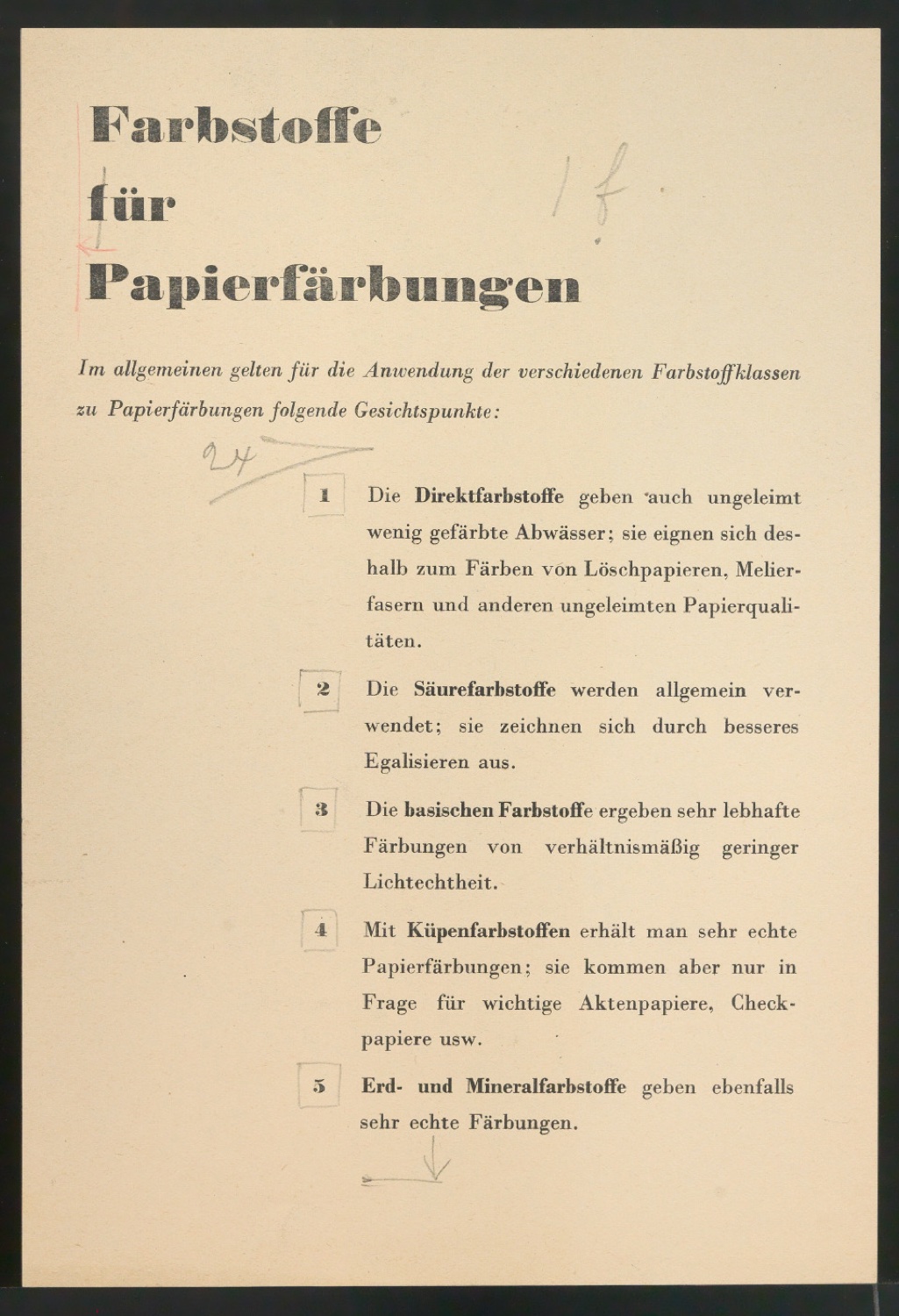 Probedrucke und Korrekturfahnen von Handzetteln für die Ciba — Blatt 13
