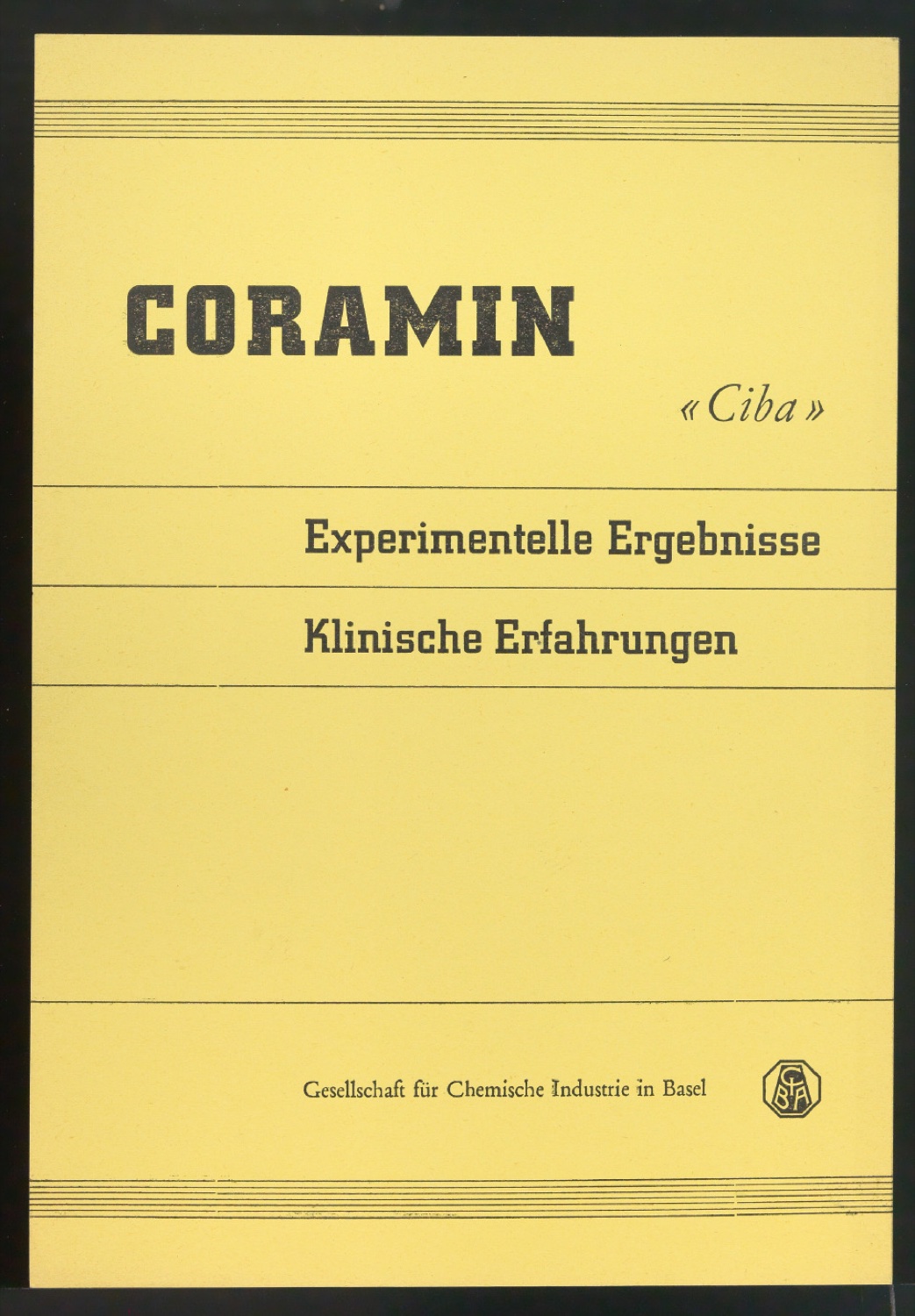 Probedrucke und Korrekturfahnen von Handzetteln für die Ciba — Blatt 34