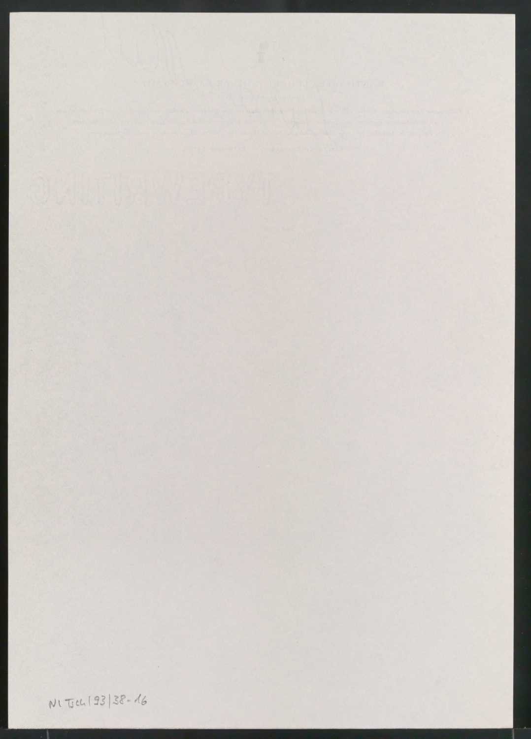 Konvolut Briefbögen und Briefumschläge für verschiedene Auftraggeber — Blatt 20