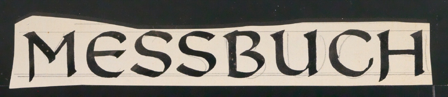 Entwurfszeichnungen von Titeln für Benno Schwabe & Co — Blatt 7