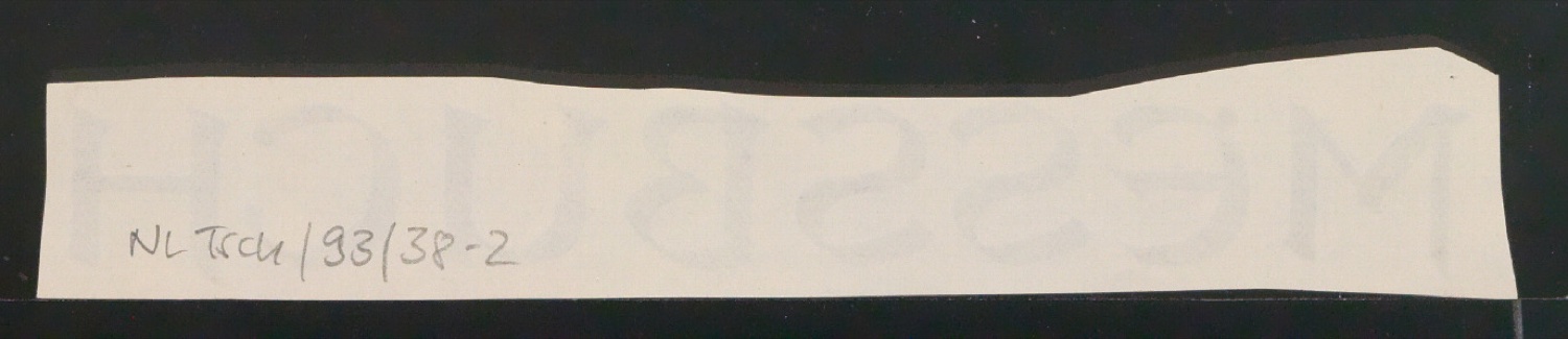 Entwurfszeichnungen von Titeln für Benno Schwabe & Co — Blatt 8
