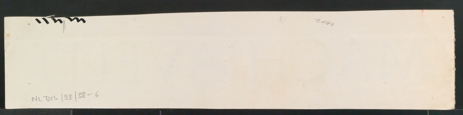 Entwurfszeichnungen von Titeln für Benno Schwabe & Co — Blatt 10