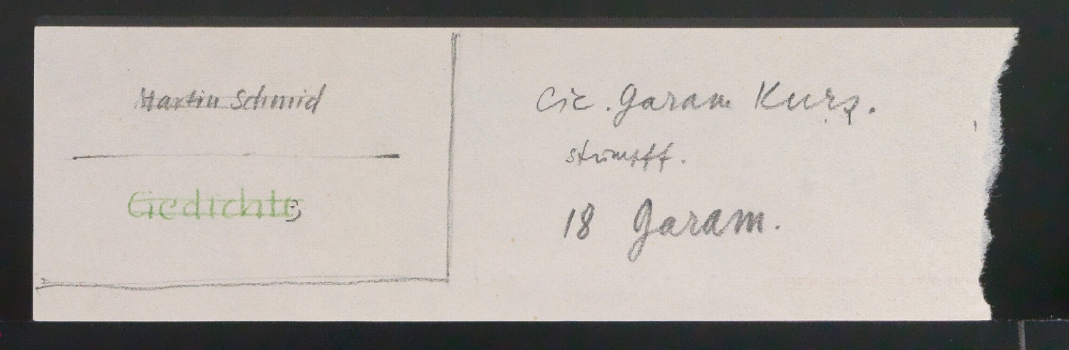 Entwurfszeichnungen von Titelblättern für Benno Schwabe & Co und Entwurfszeichnung für Plakat Kunstmuseum Bern — Blatt 3