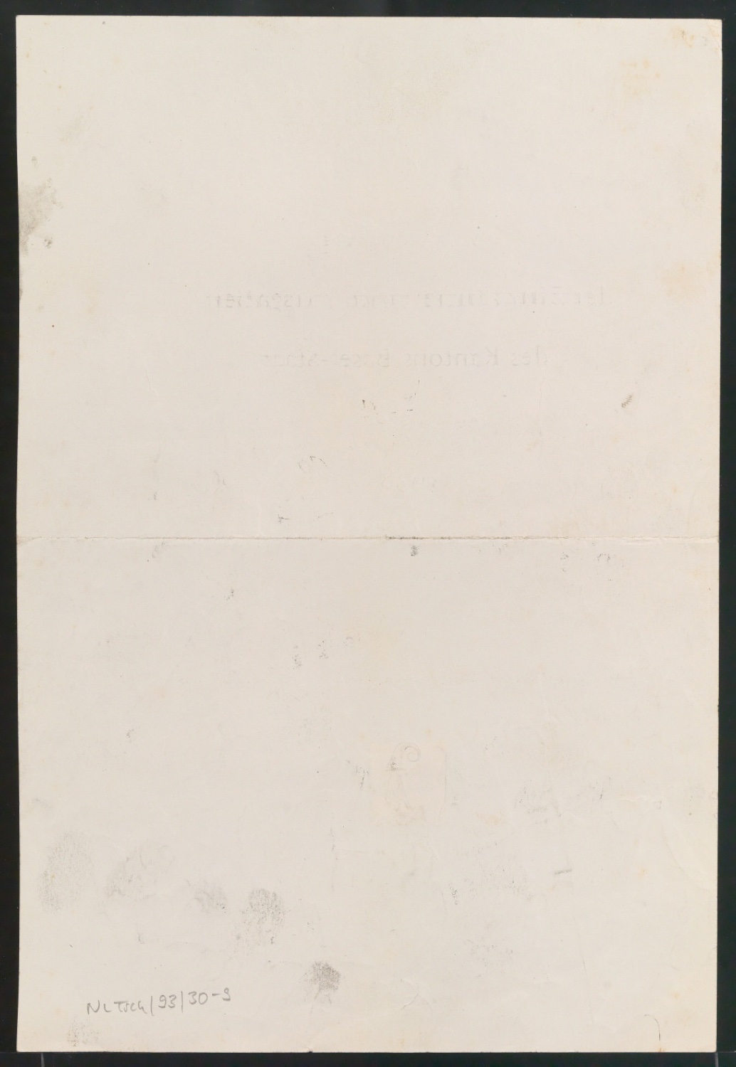 Entwurfszeichnungen von Titelblättern für Benno Schwabe & Co und Entwurfszeichnung für Plakat Kunstmuseum Bern — Blatt 18