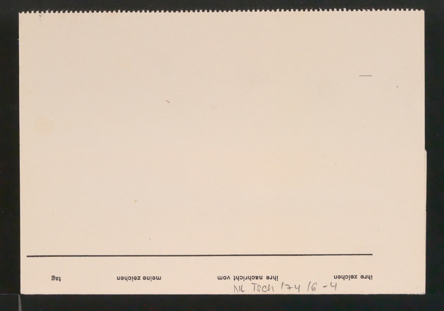 Entwurf für Bestellschein zu Typografische Entwurfstechnik und Probedruck zu Schutzumschlag für Typographische Gestaltung — Blatt 2