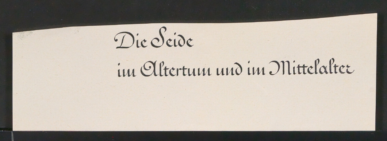 Konvolut Probedrucke und Entwürfe von Schriftzügen — Blatt 5