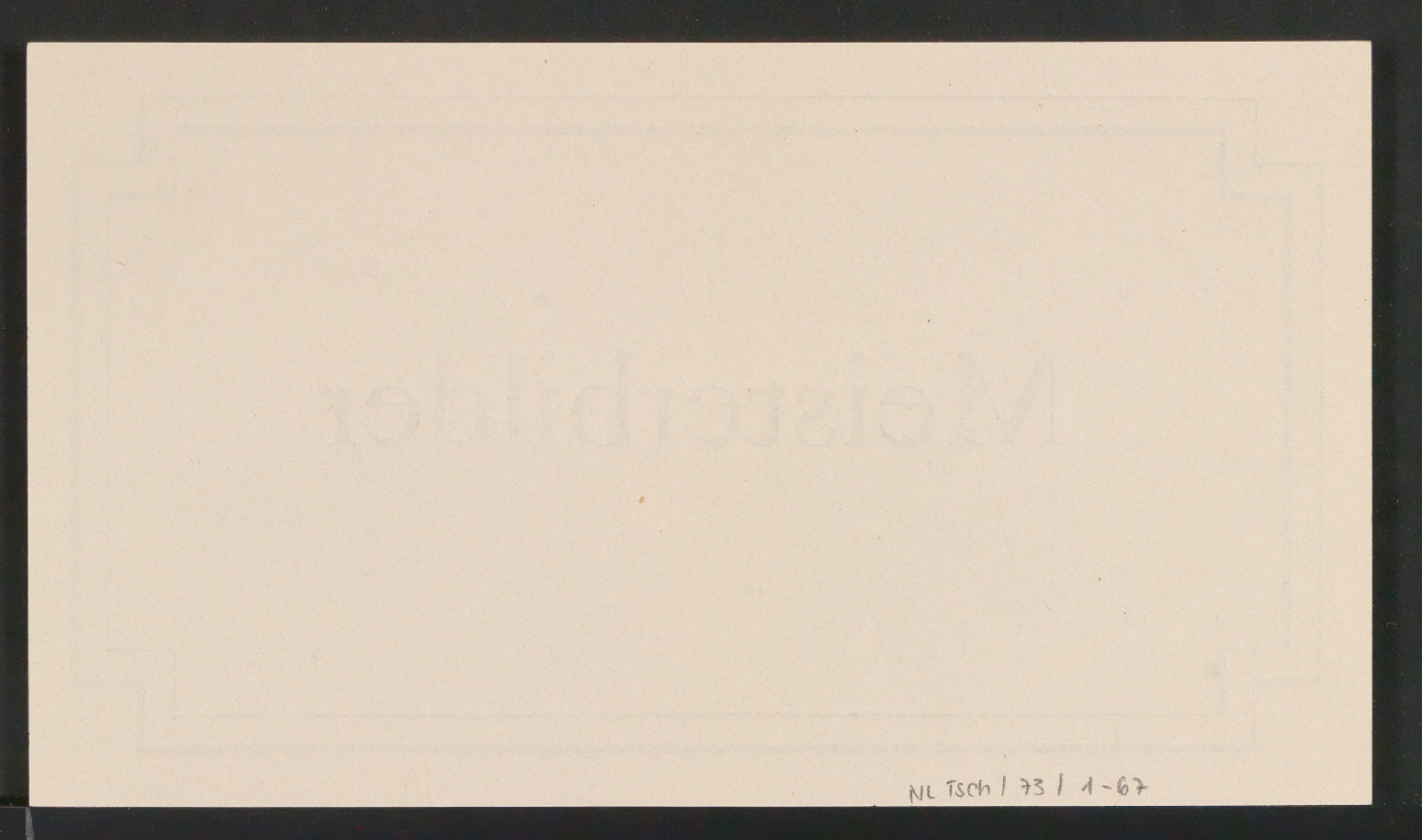 Konvolut Probedrucke und Entwürfe von Schriftzügen — Blatt 14