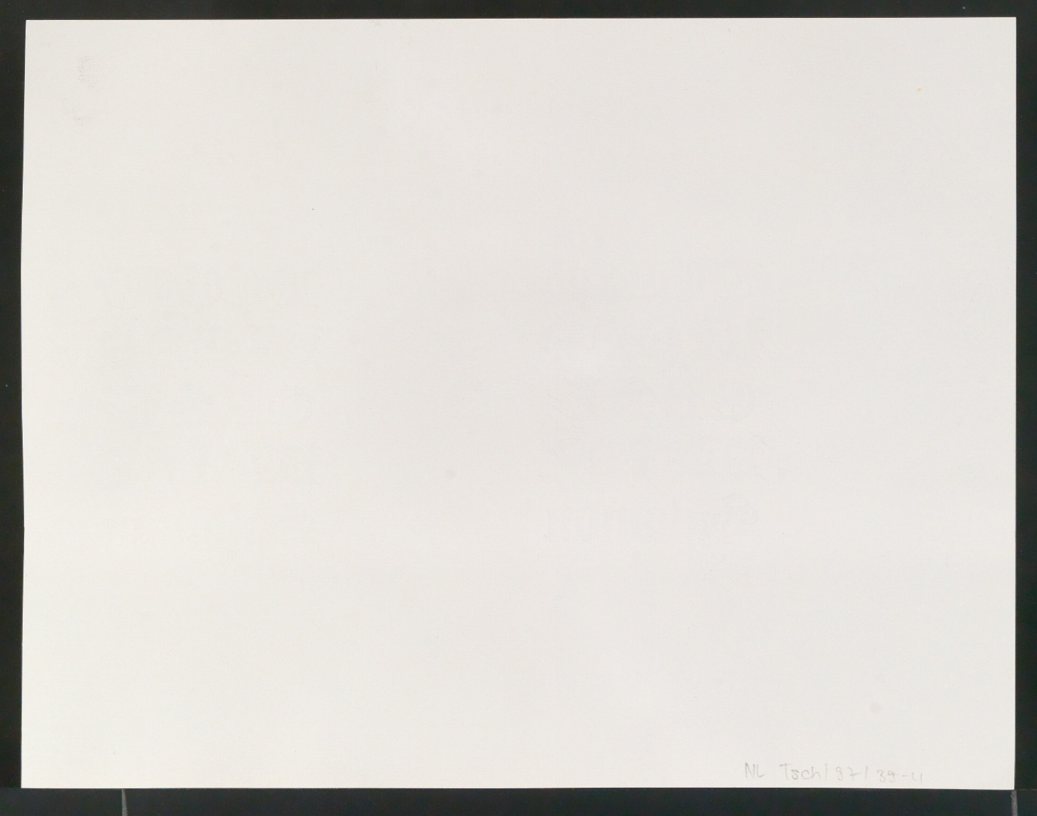 Skizzen, Klischeevorlagen und Probedrucke Gotischer Schriften — Blatt 8