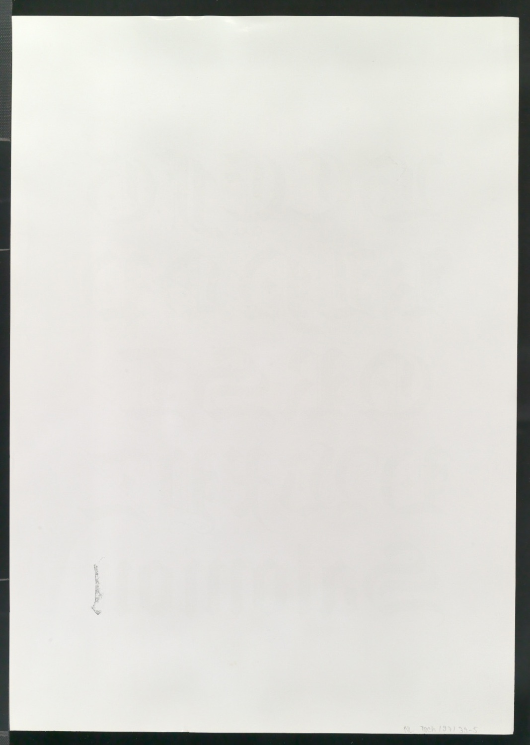Skizzen, Klischeevorlagen und Probedrucke Gotischer Schriften — Blatt 10