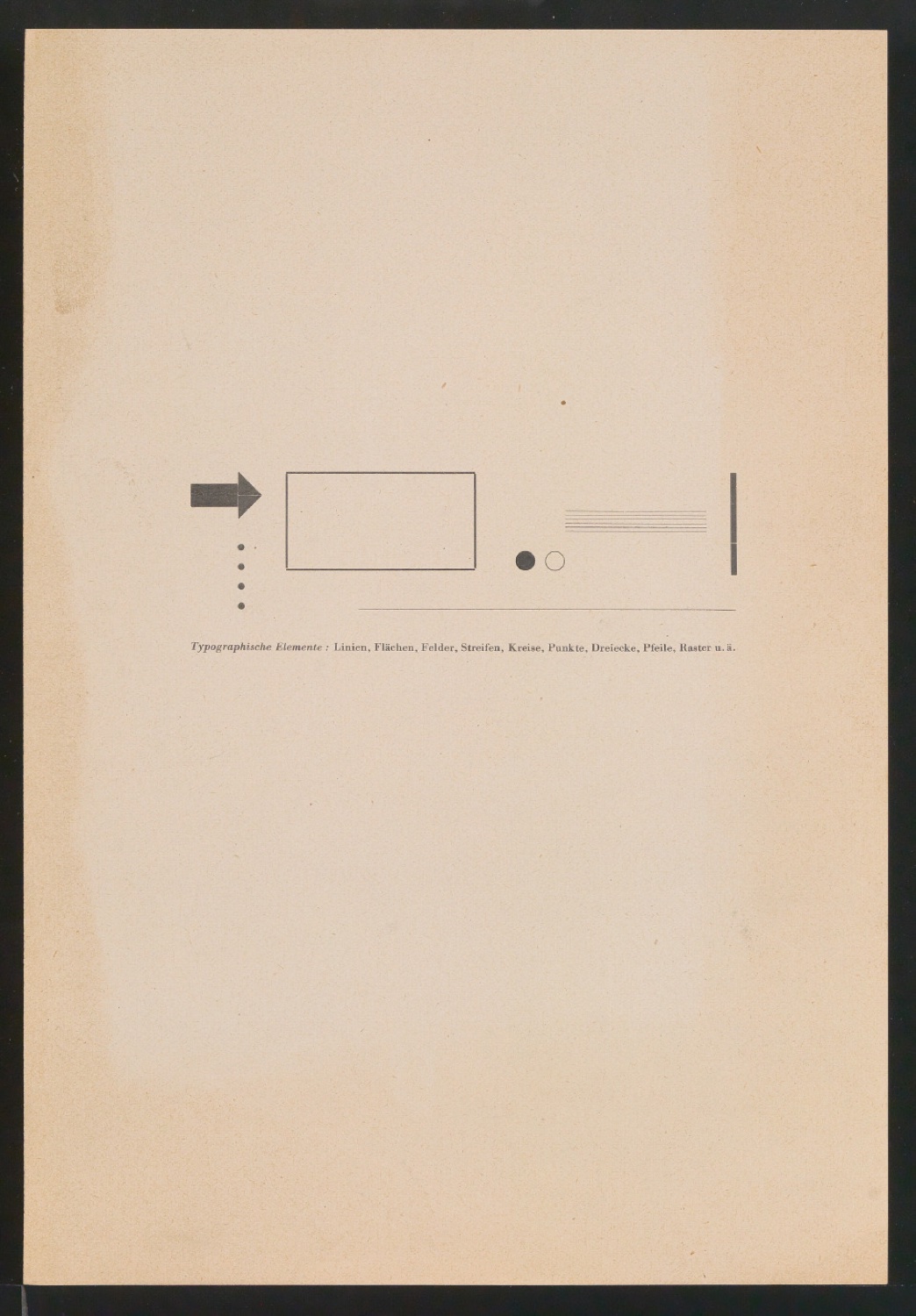 Blattsammlung eigener Notizen und Gebrauchsgrafik für Illustrationen für Typographische Gestaltung — Blatt 5