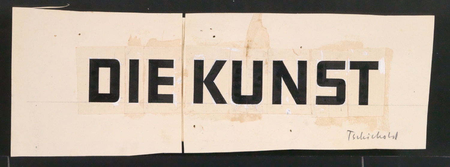 Blattsammlung eigener Notizen und Gebrauchsgrafik für Illustrationen für Typographische Gestaltung — Blatt 37