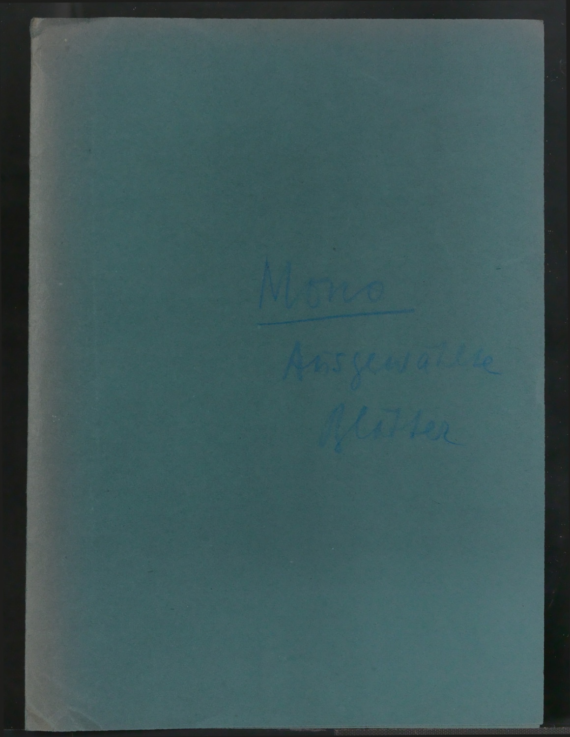 Arbeitsmaterial und Entwürfe für Typografische Entwurfstechnik — Blatt 1