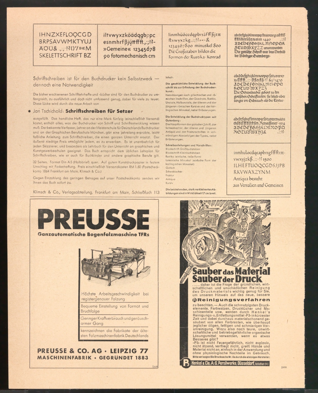 Arbeitsmaterial und Entwürfe für Typografische Entwurfstechnik — Blatt 10