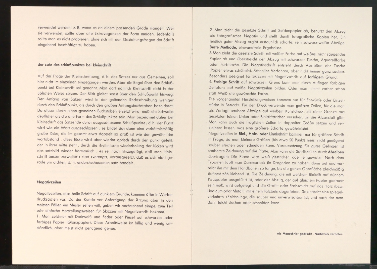 Arbeitsmaterial und Entwürfe für Typografische Entwurfstechnik — Blatt 26