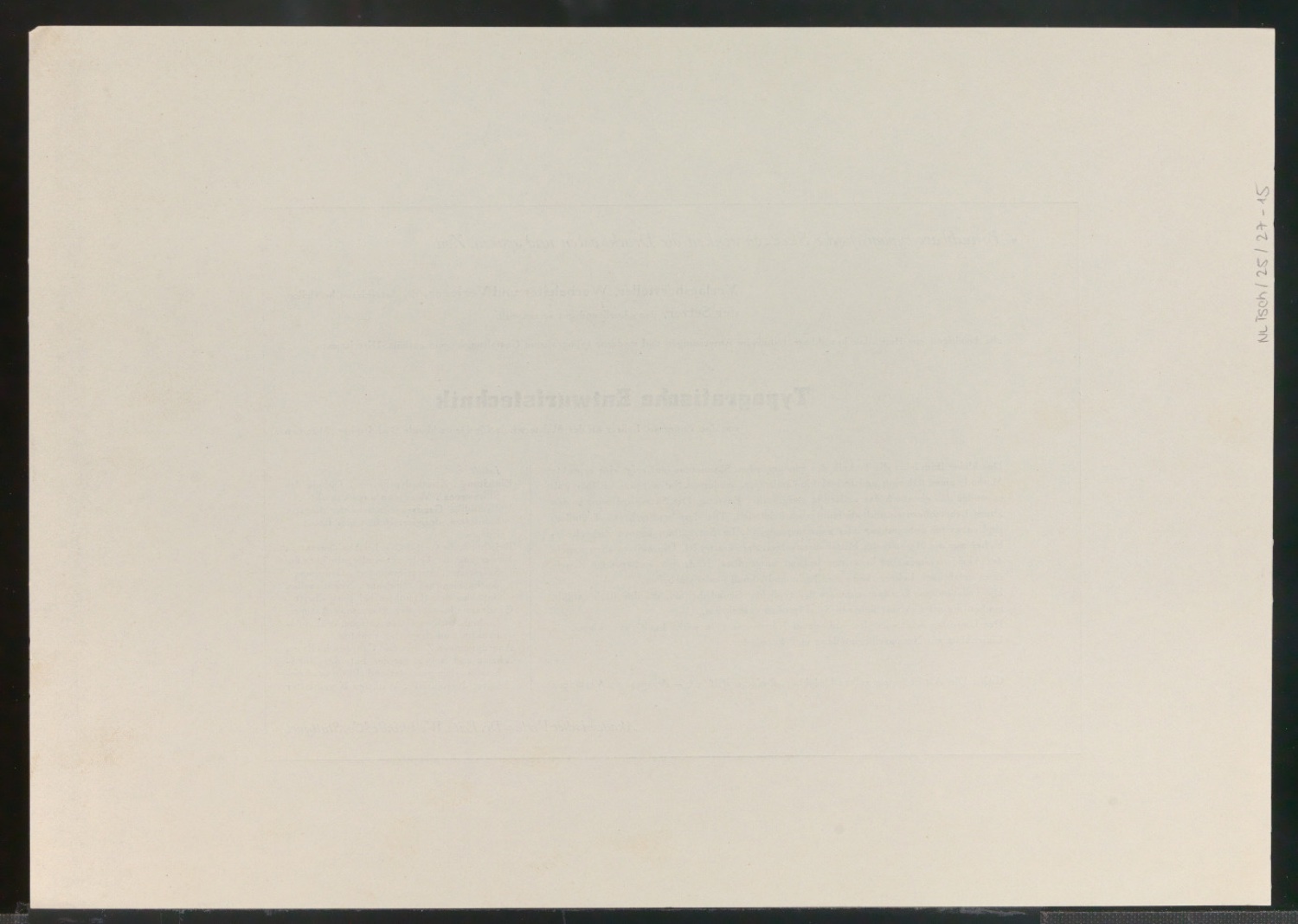 Arbeitsmaterial und Entwürfe für Typografische Entwurfstechnik — Blatt 37