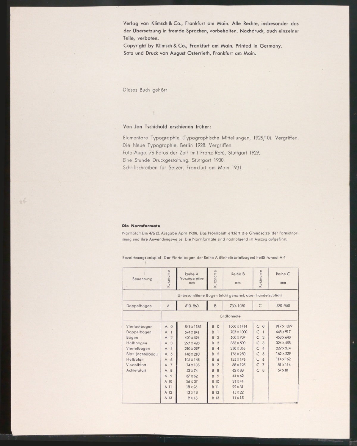 Arbeitsmaterial und Entwürfe für Typografische Entwurfstechnik — Blatt 48