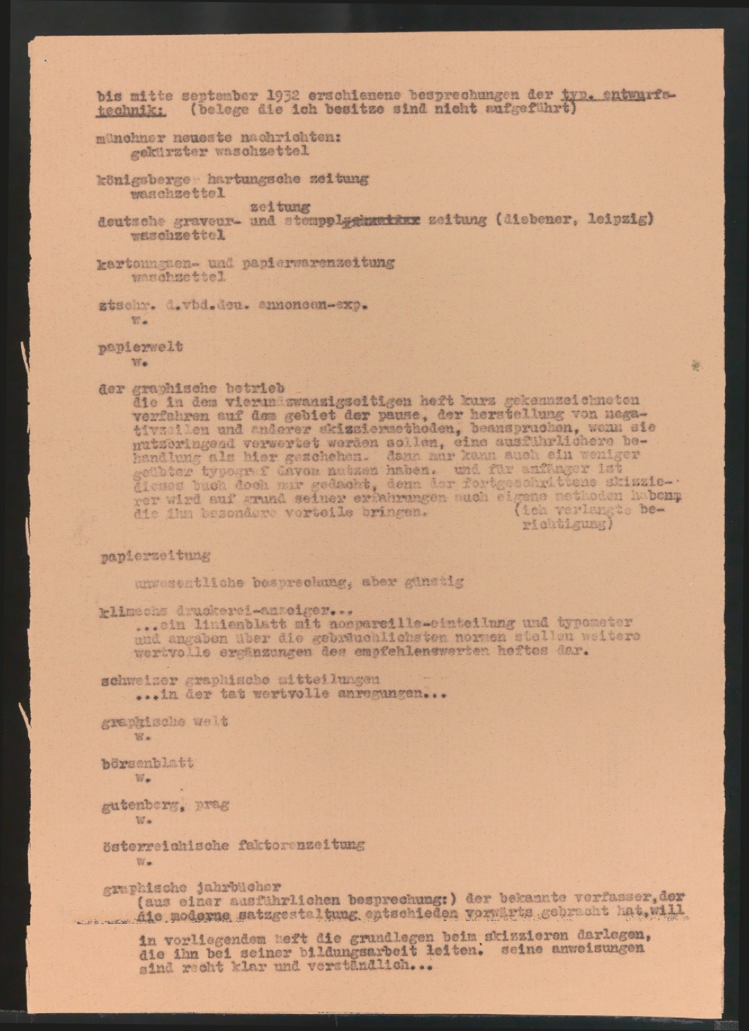 Arbeitsmaterial und Entwürfe für Typografische Entwurfstechnik — Blatt 57