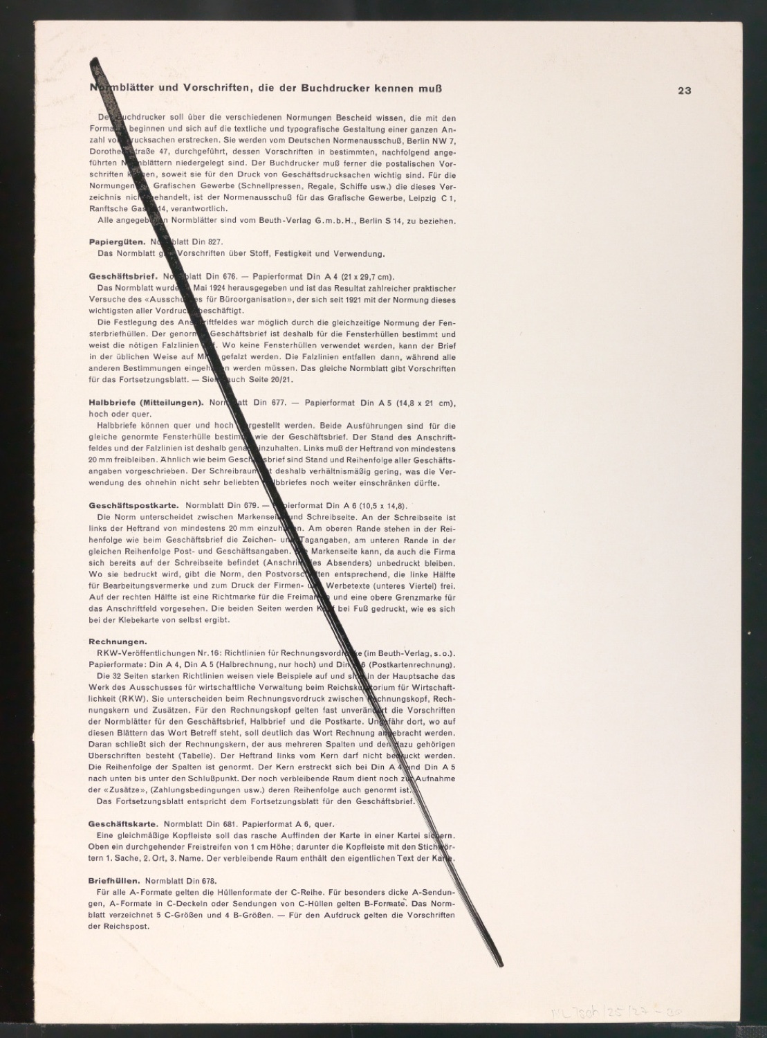 Arbeitsmaterial und Entwürfe für Typografische Entwurfstechnik — Blatt 68
