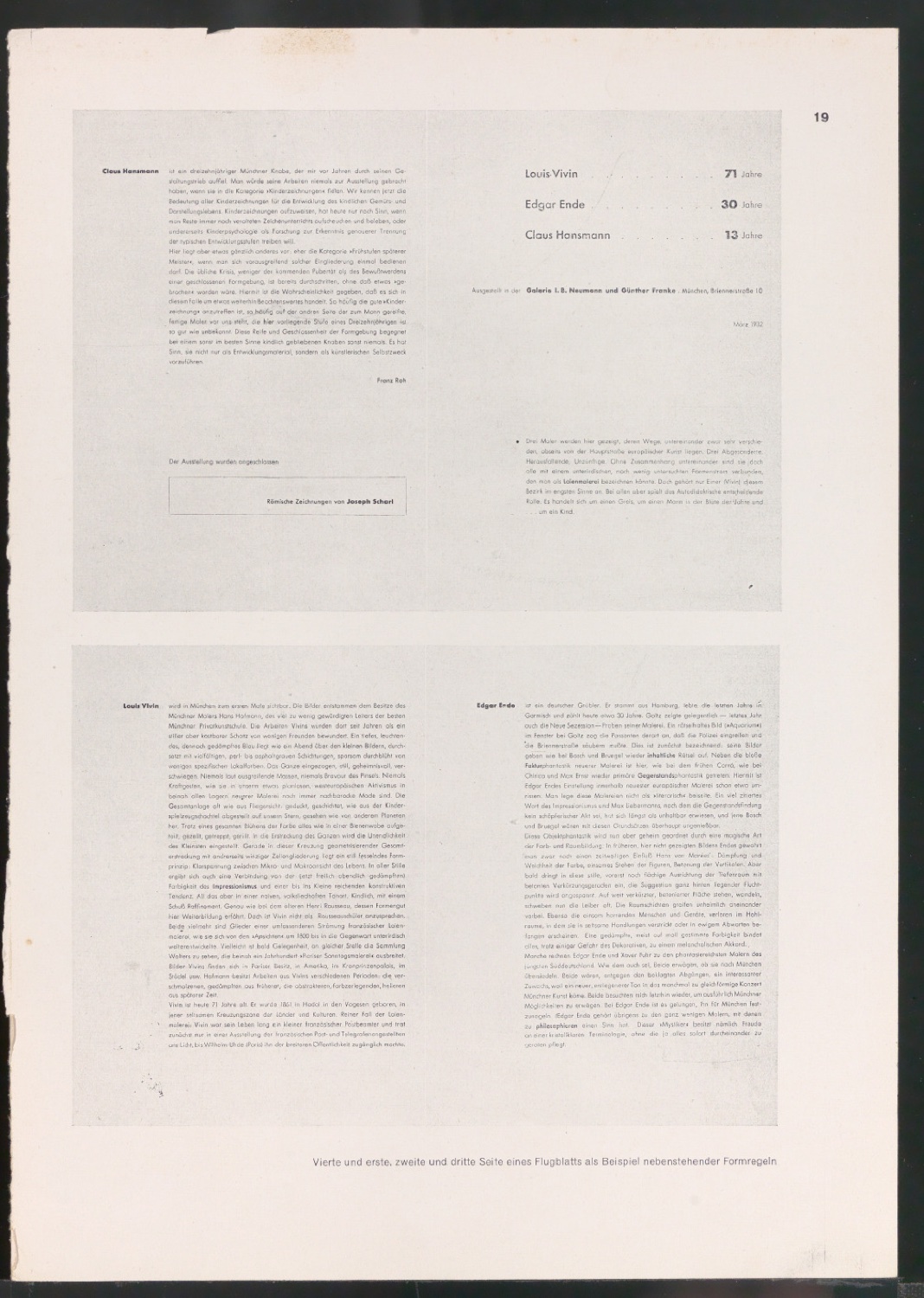Arbeitsmaterial und Entwürfe für Typografische Entwurfstechnik — Blatt 72