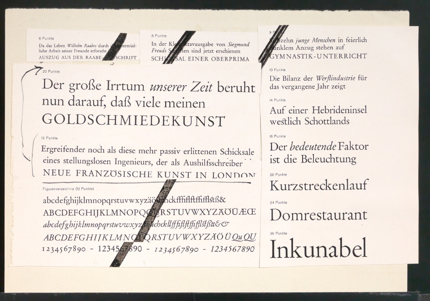 Arbeitsmaterial und Entwürfe für Typografische Entwurfstechnik — Blatt 80
