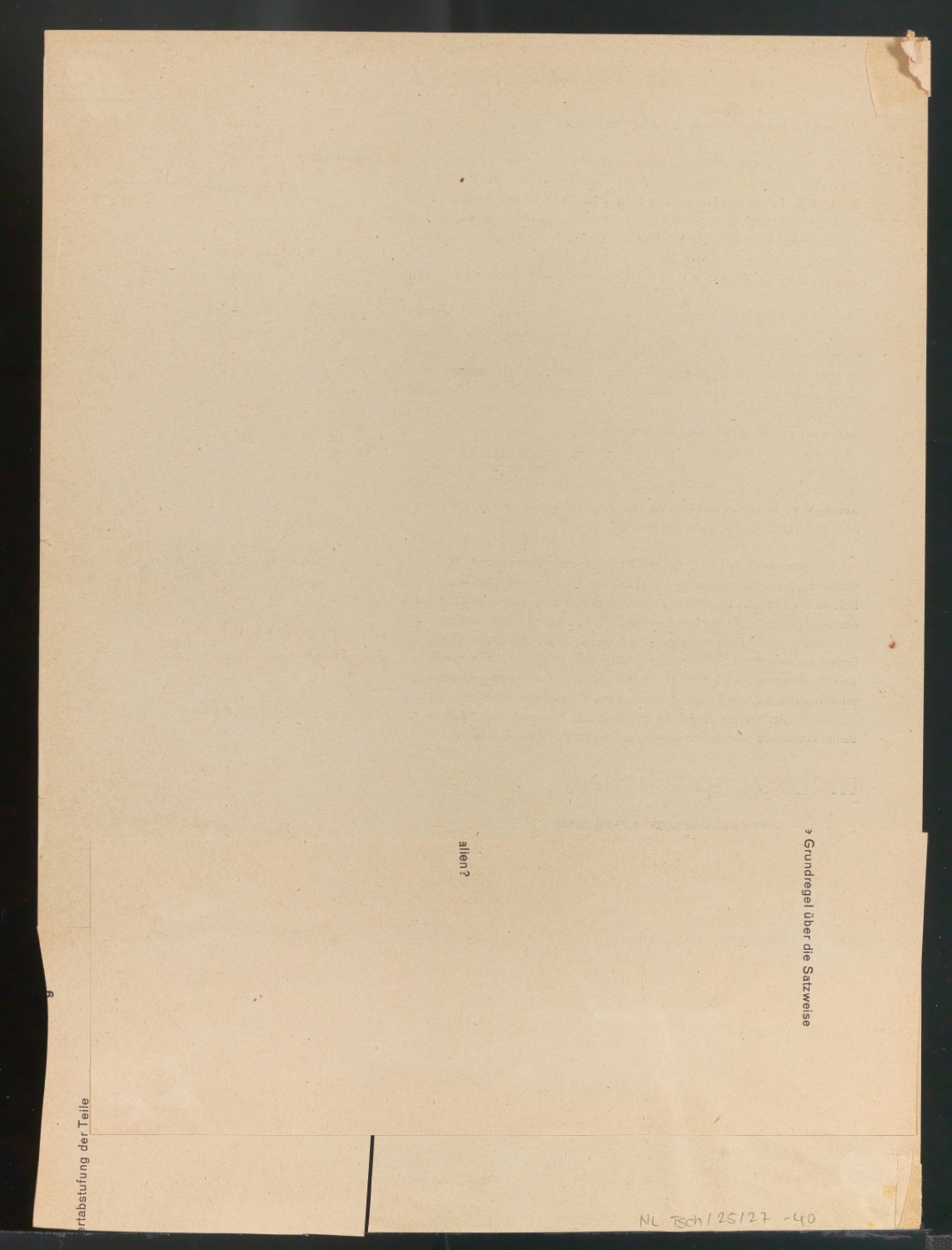 Arbeitsmaterial und Entwürfe für Typografische Entwurfstechnik — Blatt 89