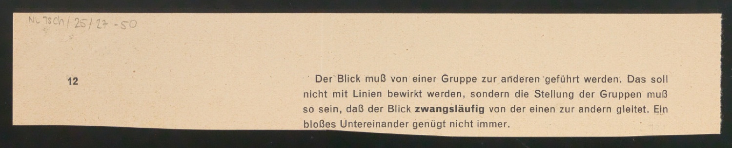 Arbeitsmaterial und Entwürfe für Typografische Entwurfstechnik — Blatt 109