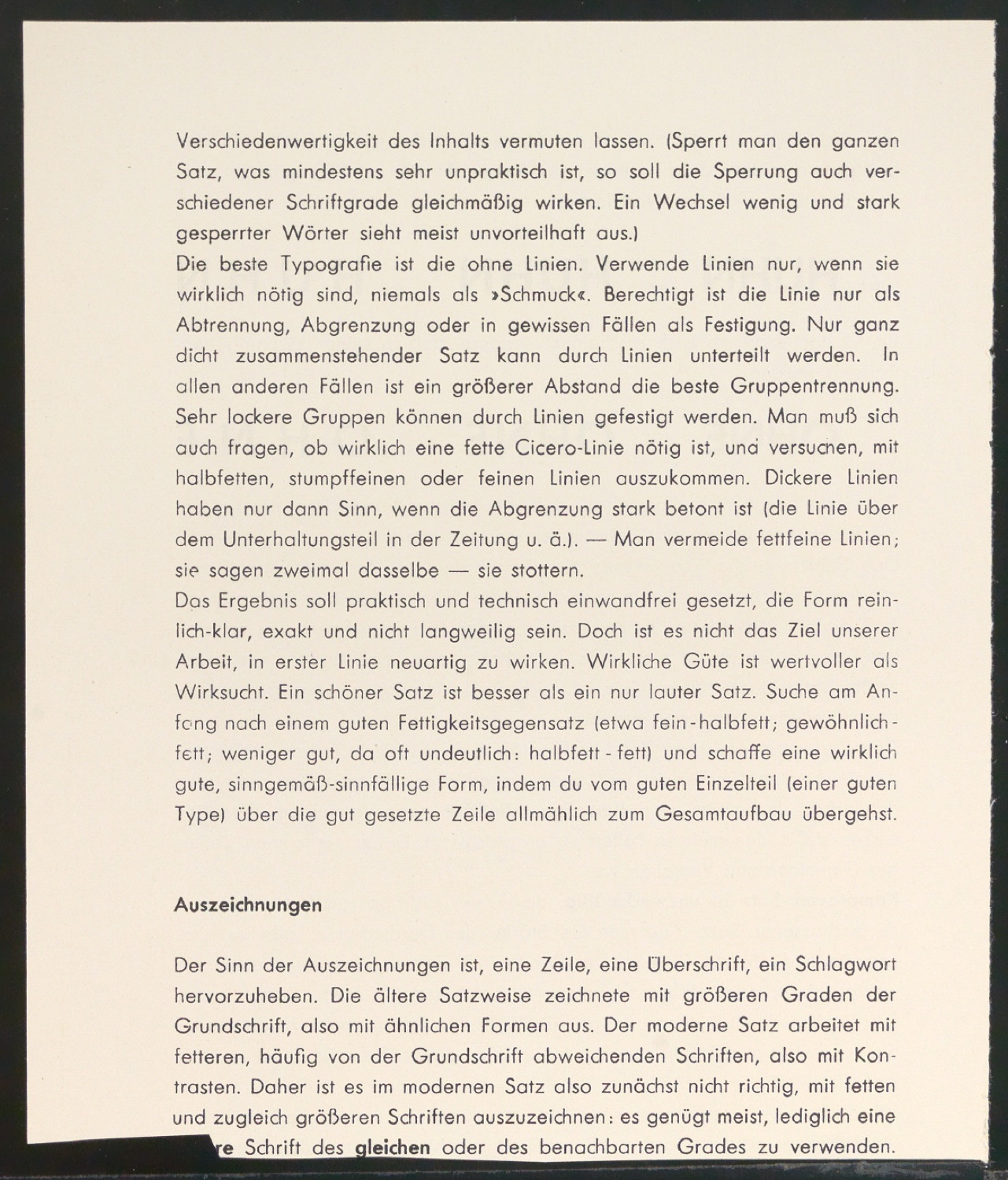 Arbeitsmaterial und Entwürfe für Typografische Entwurfstechnik — Blatt 125